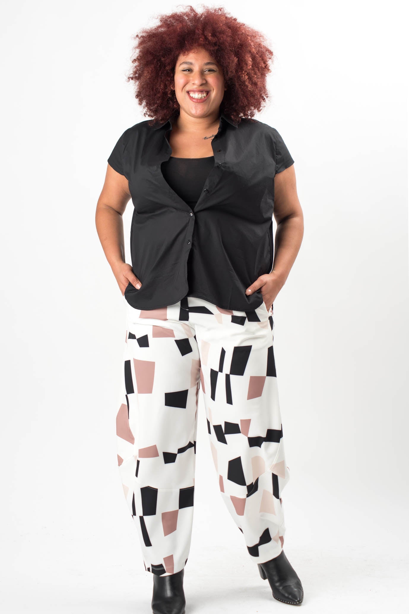 Narrow Quartz Printed Pants