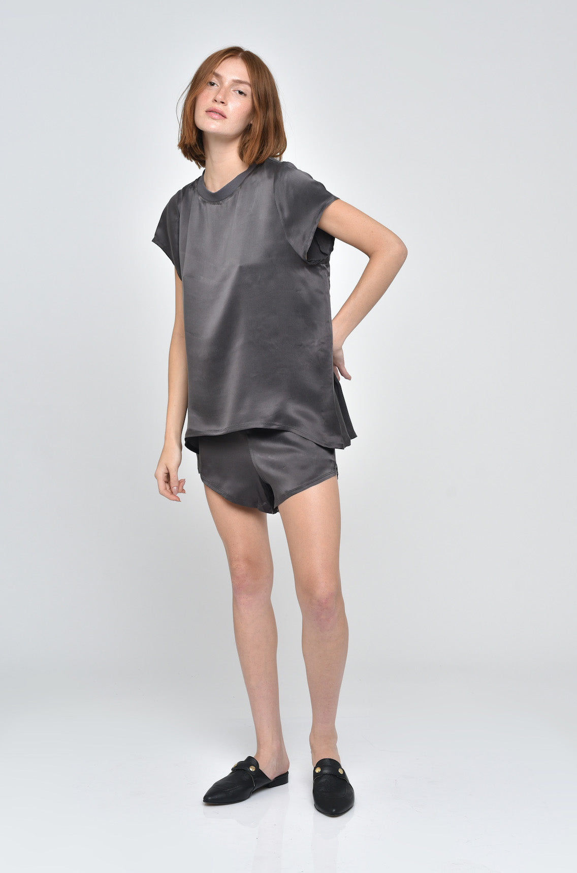 Briony Short Silk Lounge Set