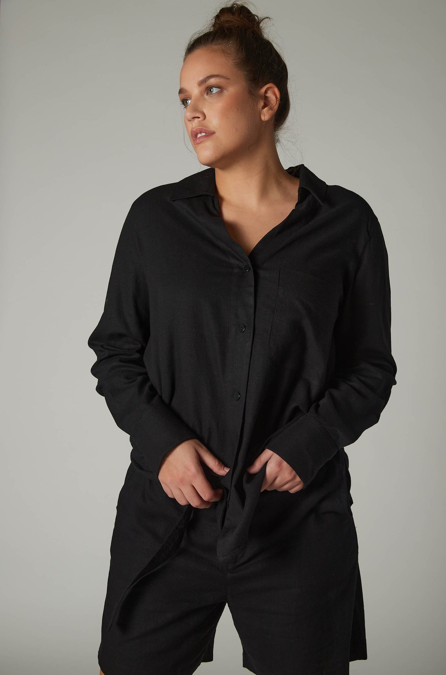 Linen Timeless Button Down Tunic