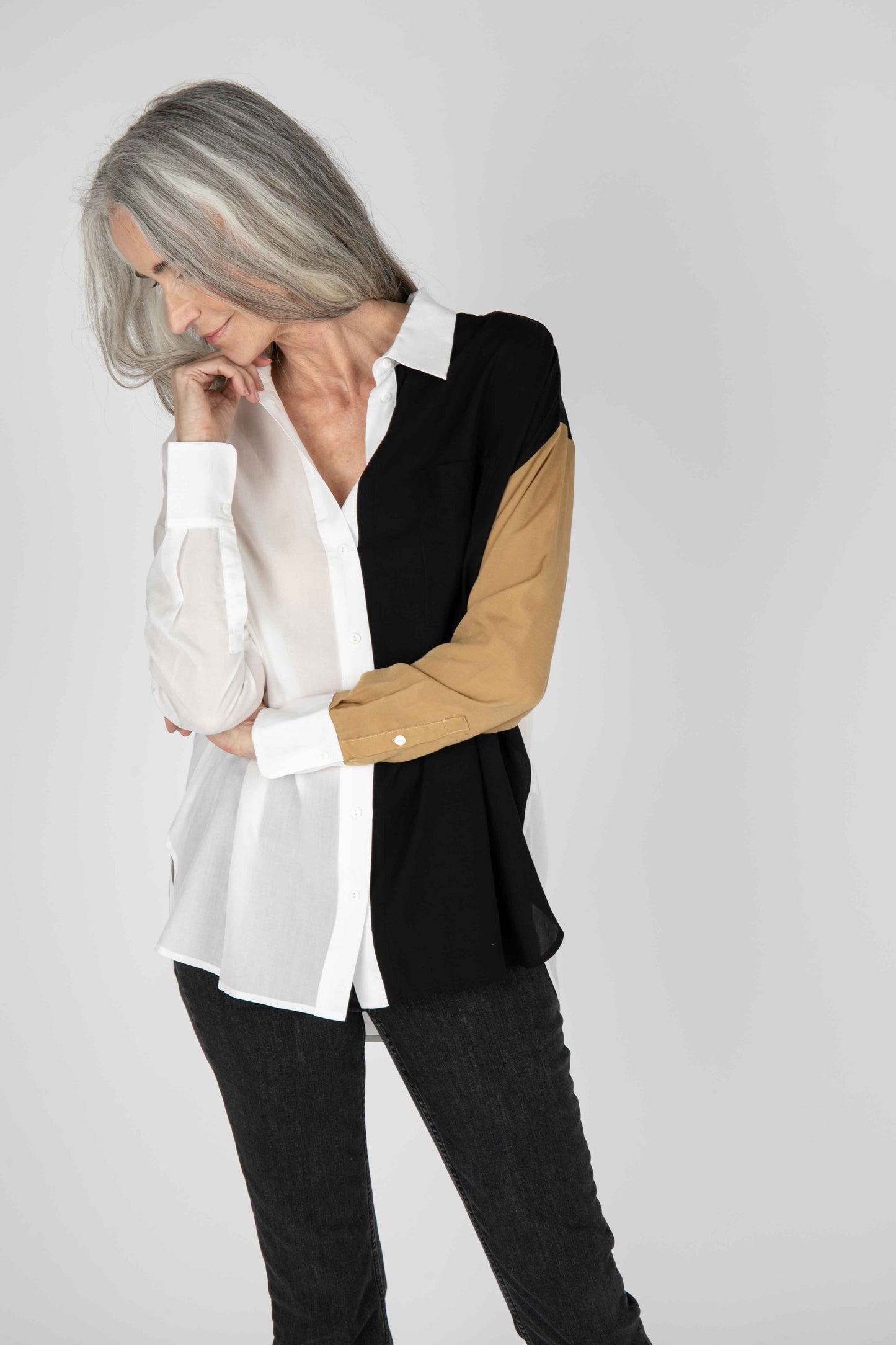 Dubai Color Block Shirt