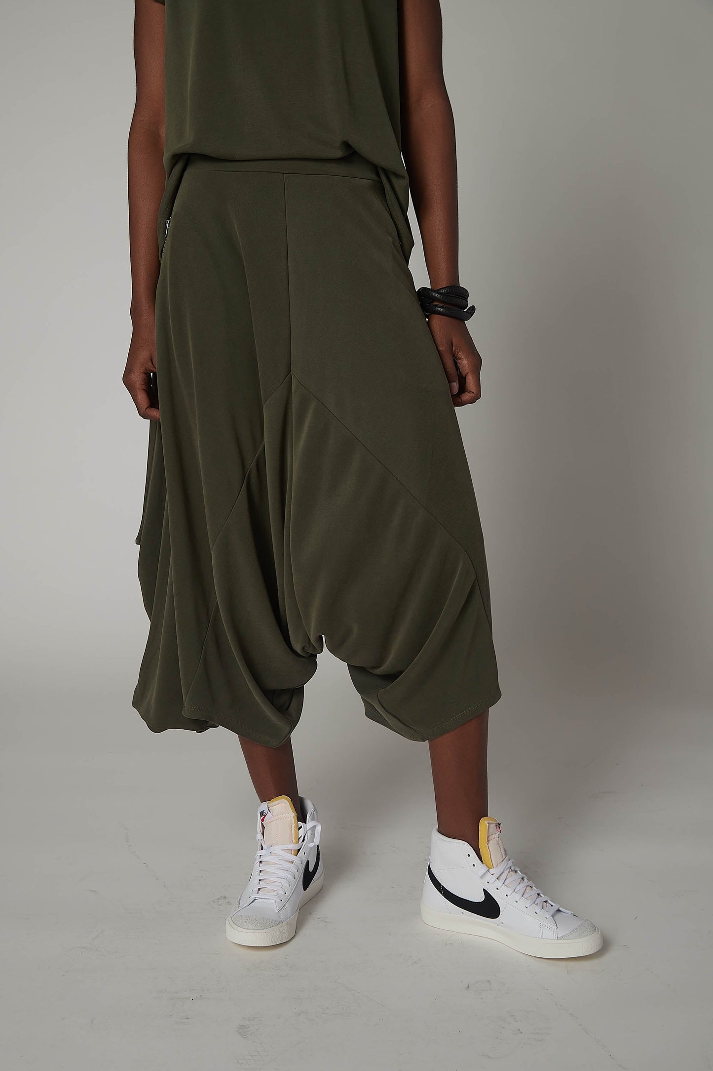 Washed Modal Almost Skirt Pants