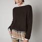 Oversized Mixed Knit Sweater