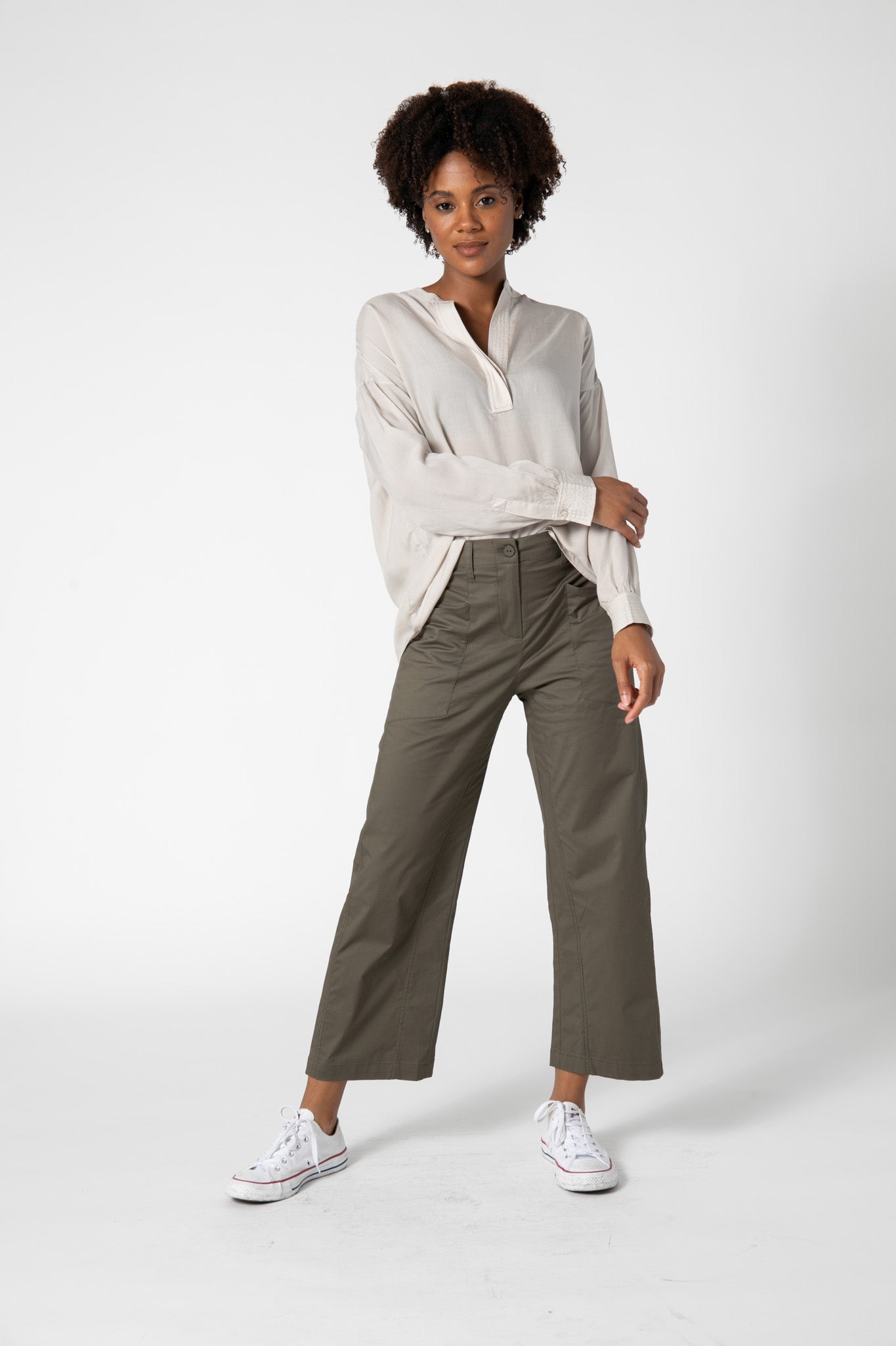 The Smart Poplin Top