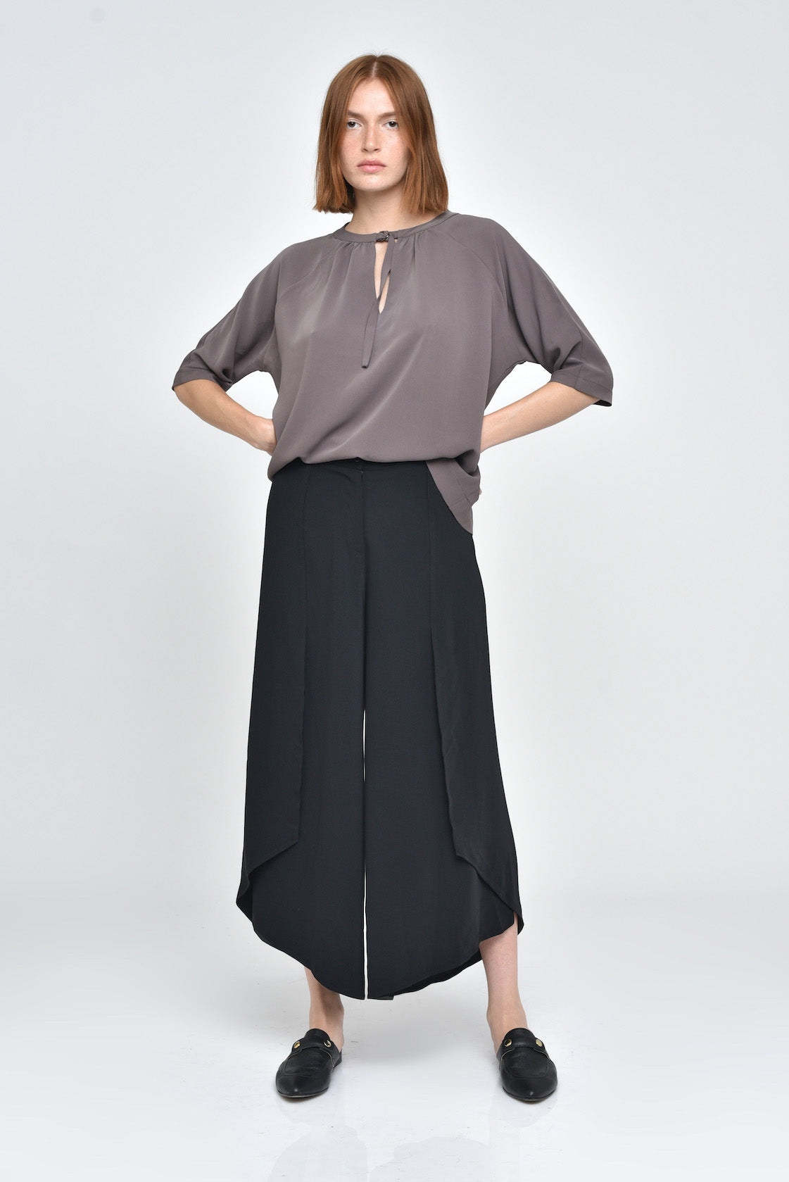 Dark Sage Alani 3/4 Sleeve Top