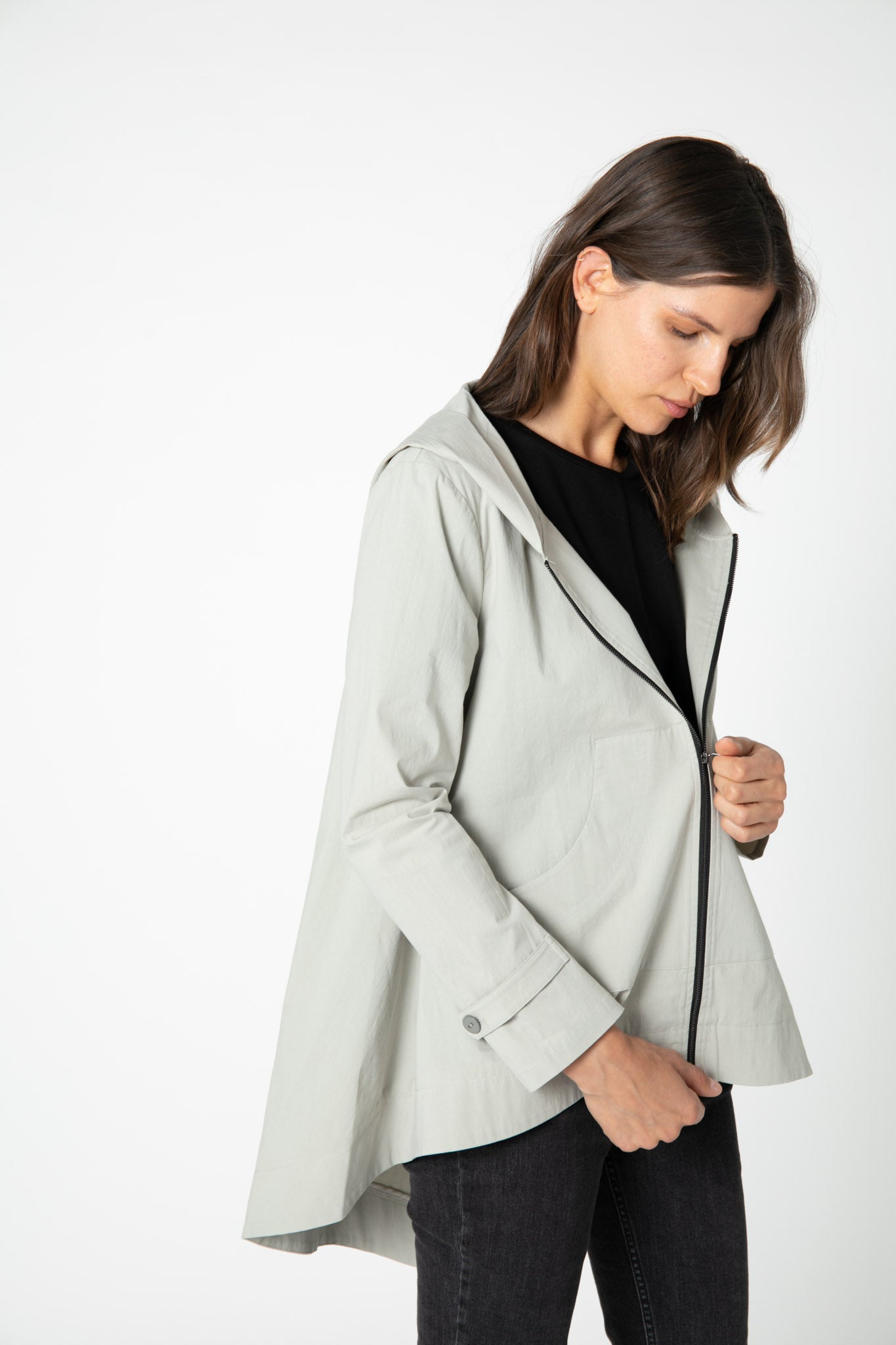 At Ease Poplin Swing Jacket