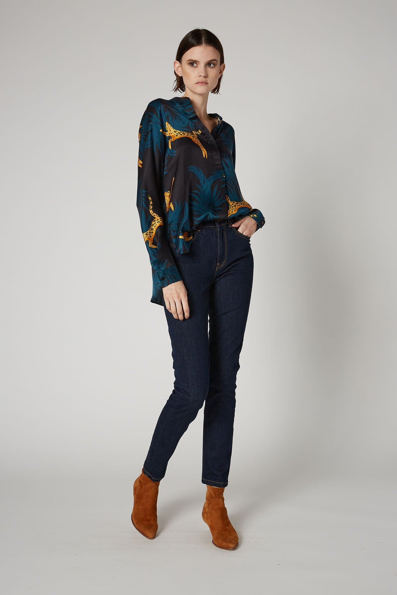 Jungle Silk Blouse