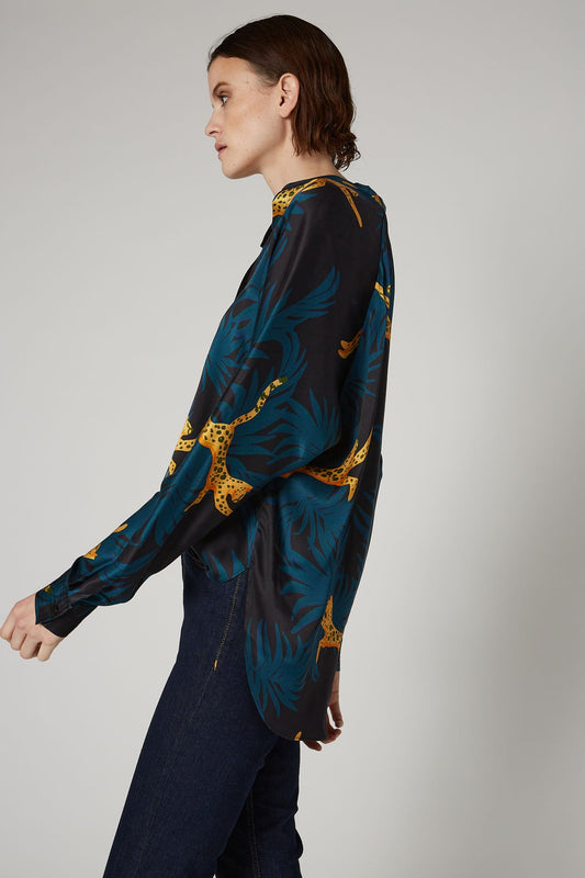 Jungle Silk Blouse