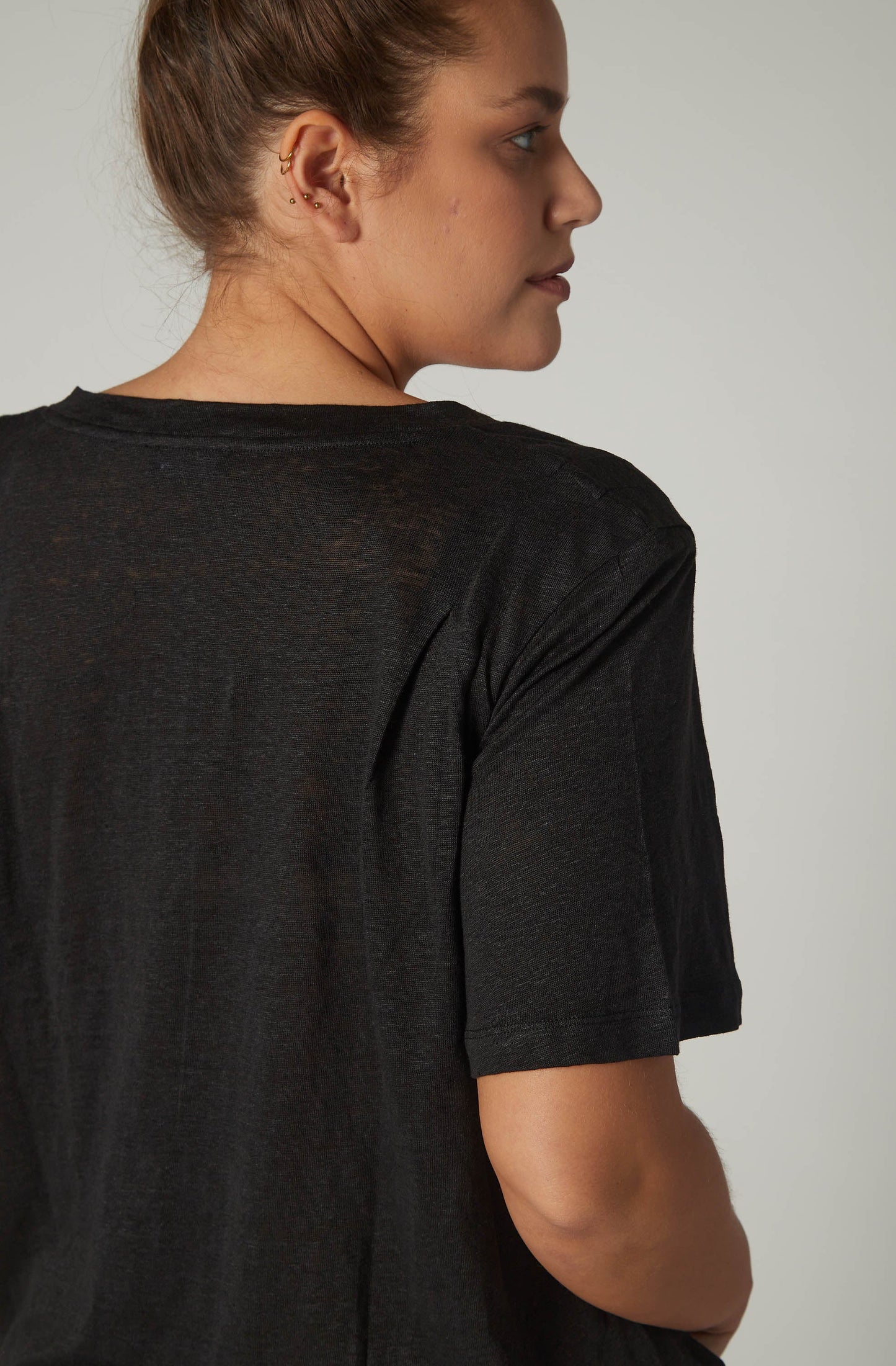All in the Details Linen Half Sleeve Top