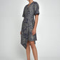 Snake Brett Wrap Dress