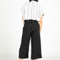 Monte Carlo Striped Wide Leg Pants