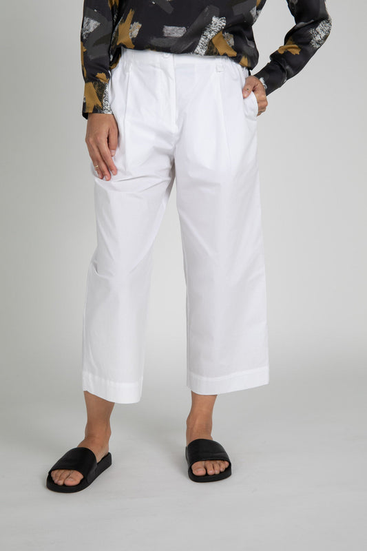 Tony Poplin Wide Leg Pants