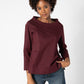 Easy Boatneck Poplin Blouse