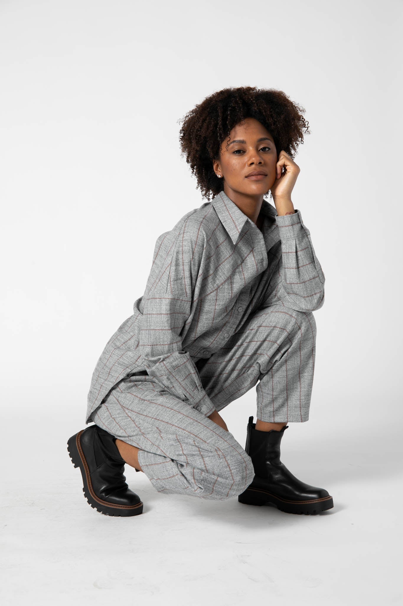 Stripe Wide-ish Pants