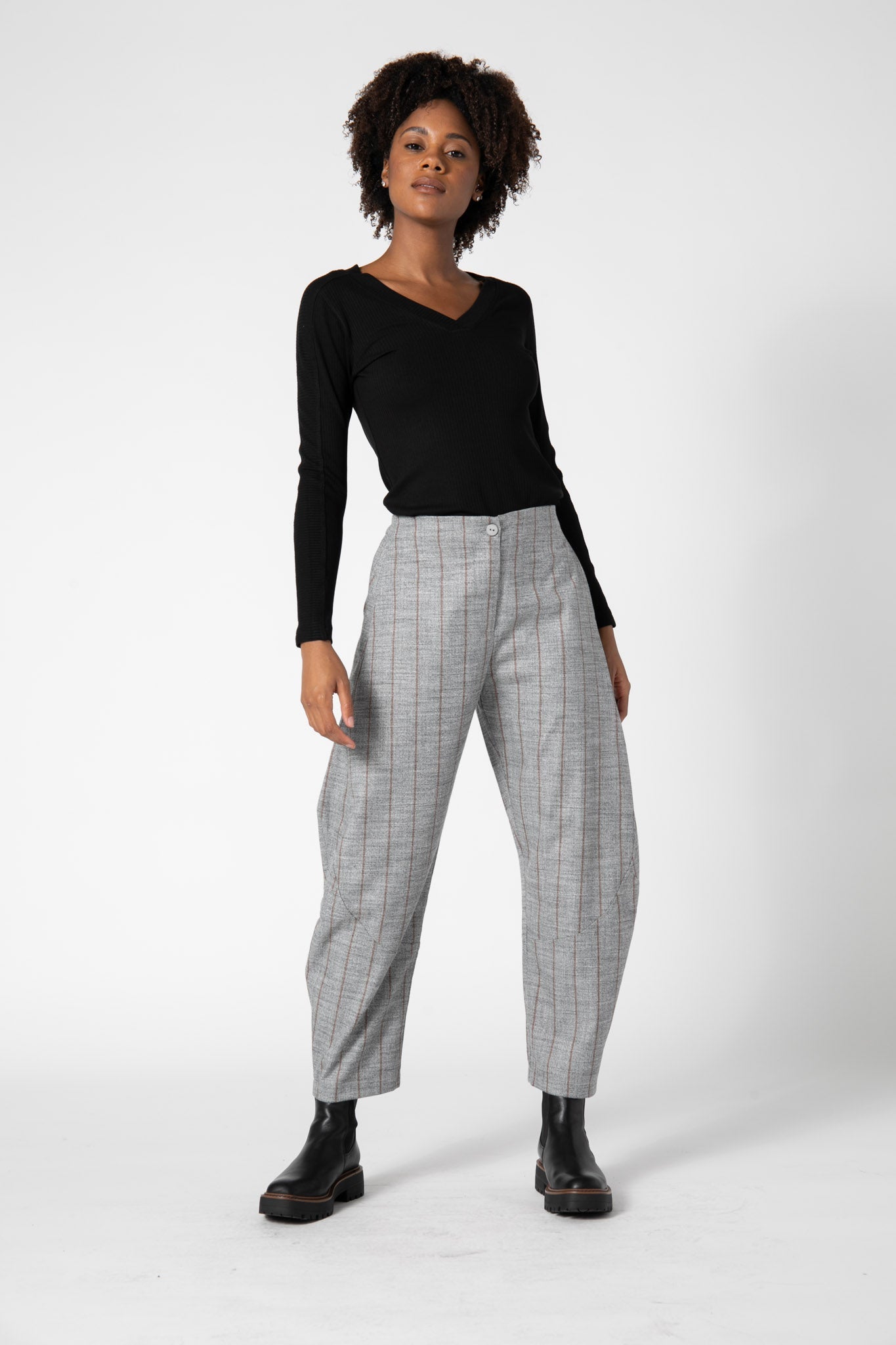 Stripe Wide-ish Pants