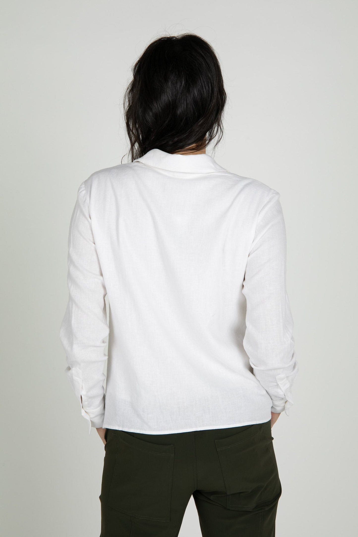 Dale Linen Long Sleeve Top