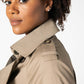 Twill Combo Trench Coat