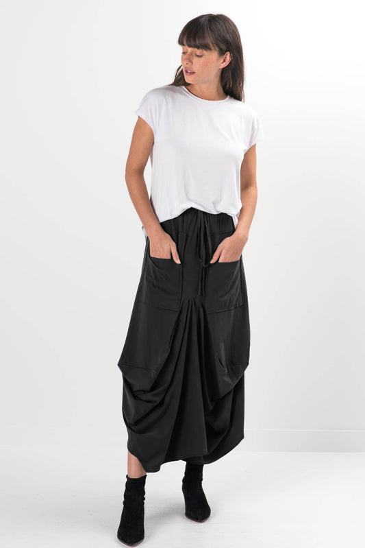 Aviv Drape Maxi Skirt