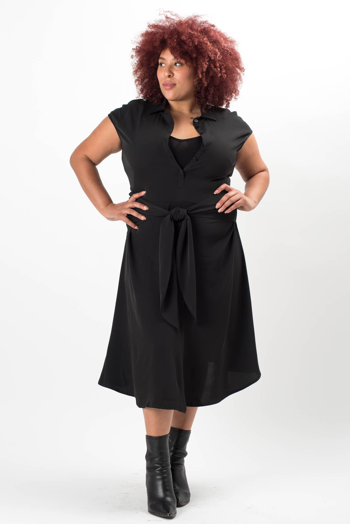 Aries Tie Waist Dress