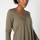 Bamboo V Neck Top