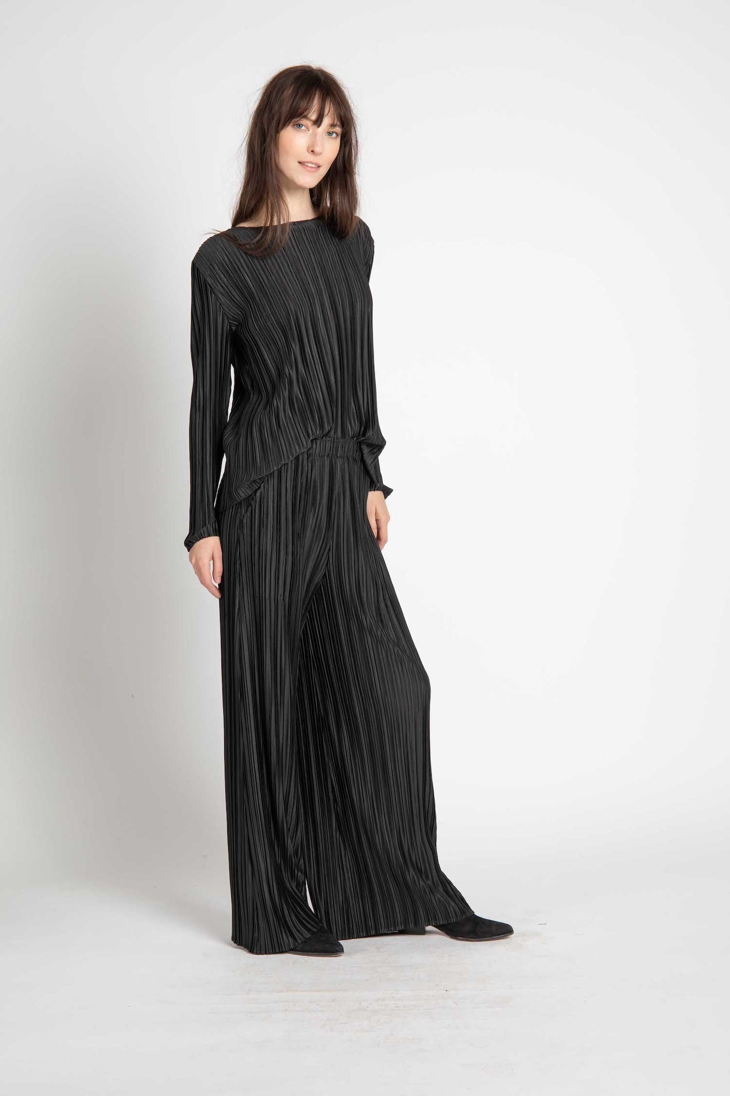 Like Pajamas Dressy Pleated Top