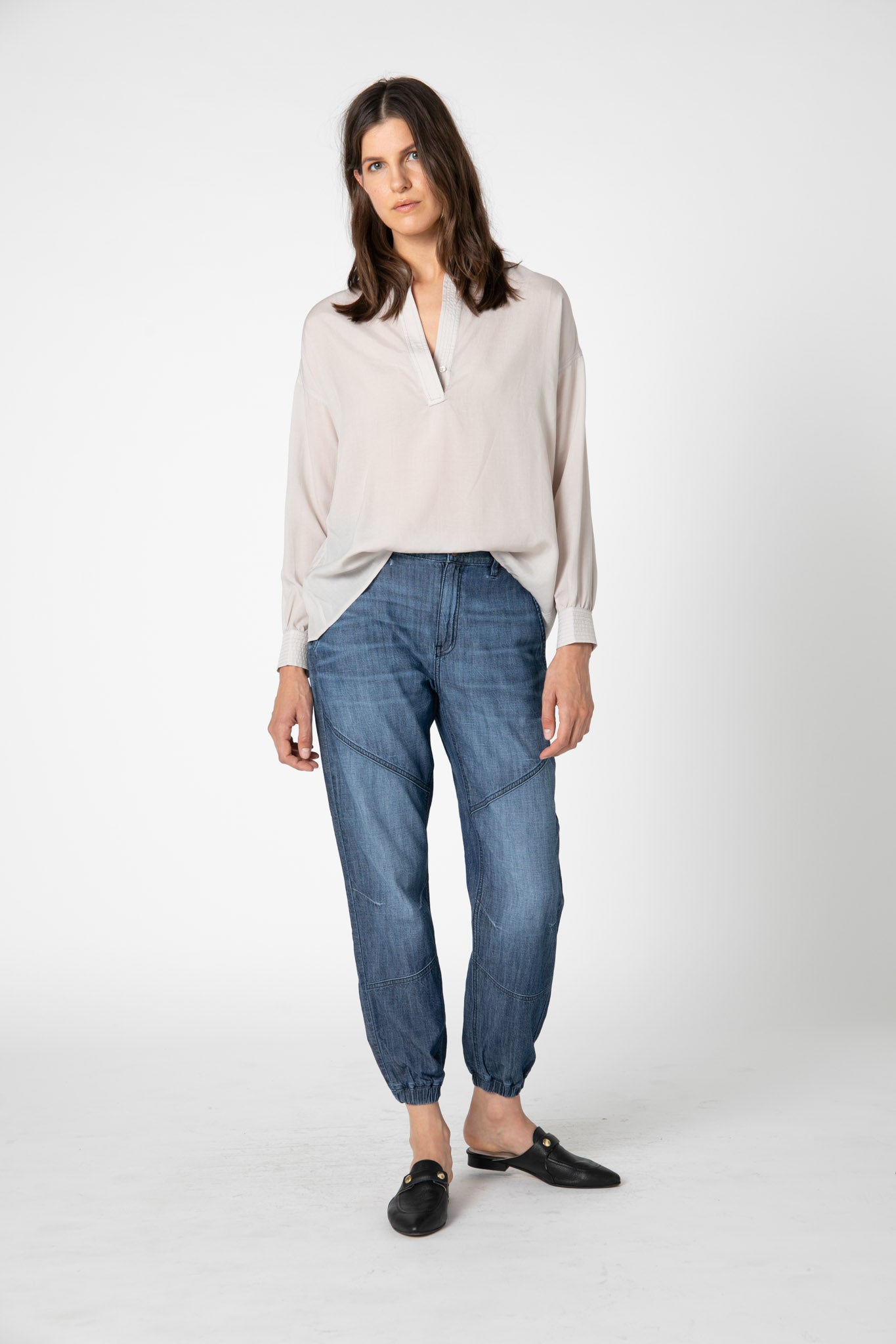 The Smart Poplin Top
