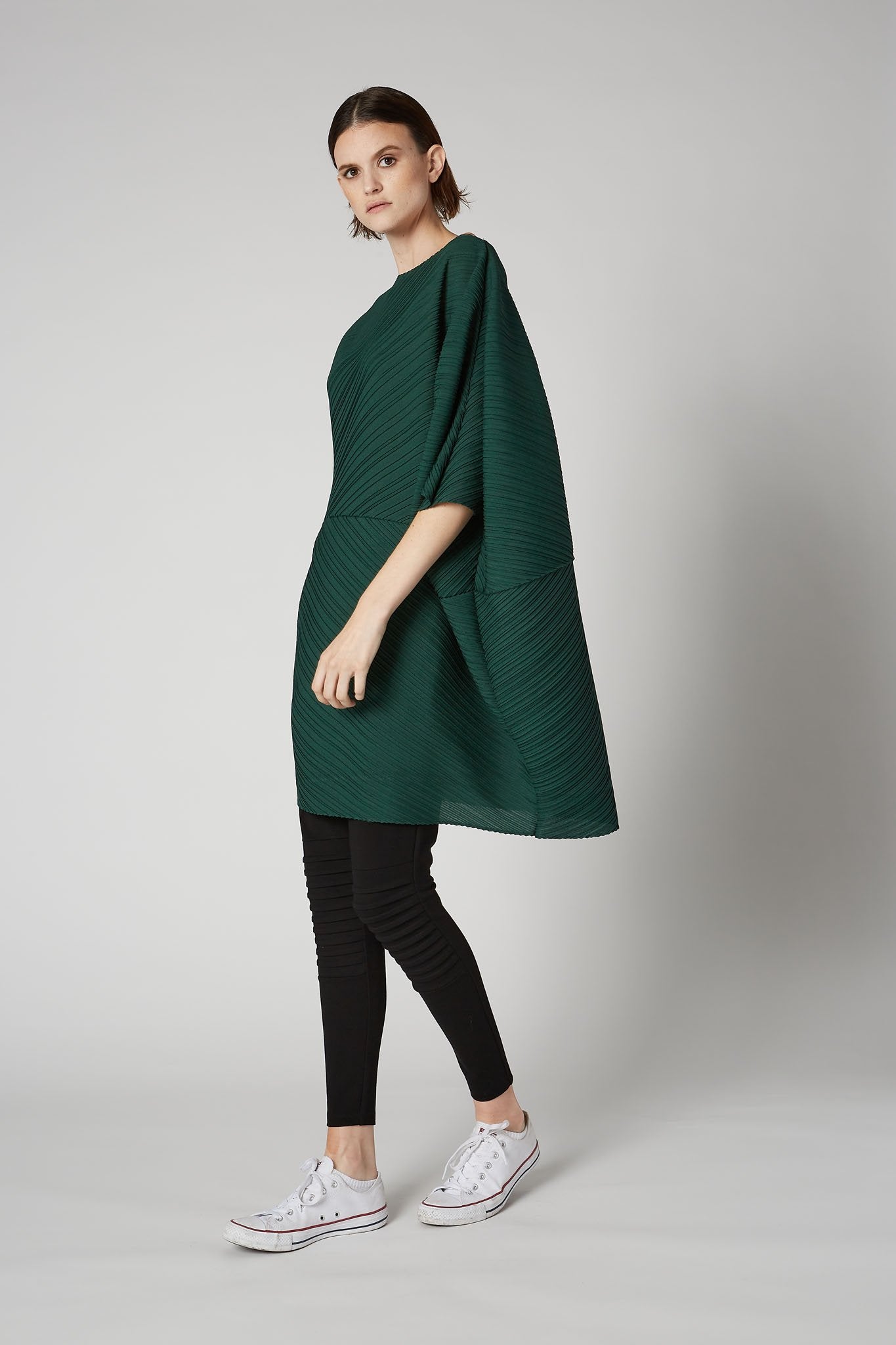 Emerald Cindy Pleated Tunic