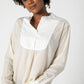 White Meets Ivory Poplin Tunic