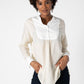 White Meets Ivory Poplin Tunic