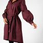 Puff Sleeve Shirt Dress