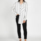 Marseille Striped Button Down tunic
