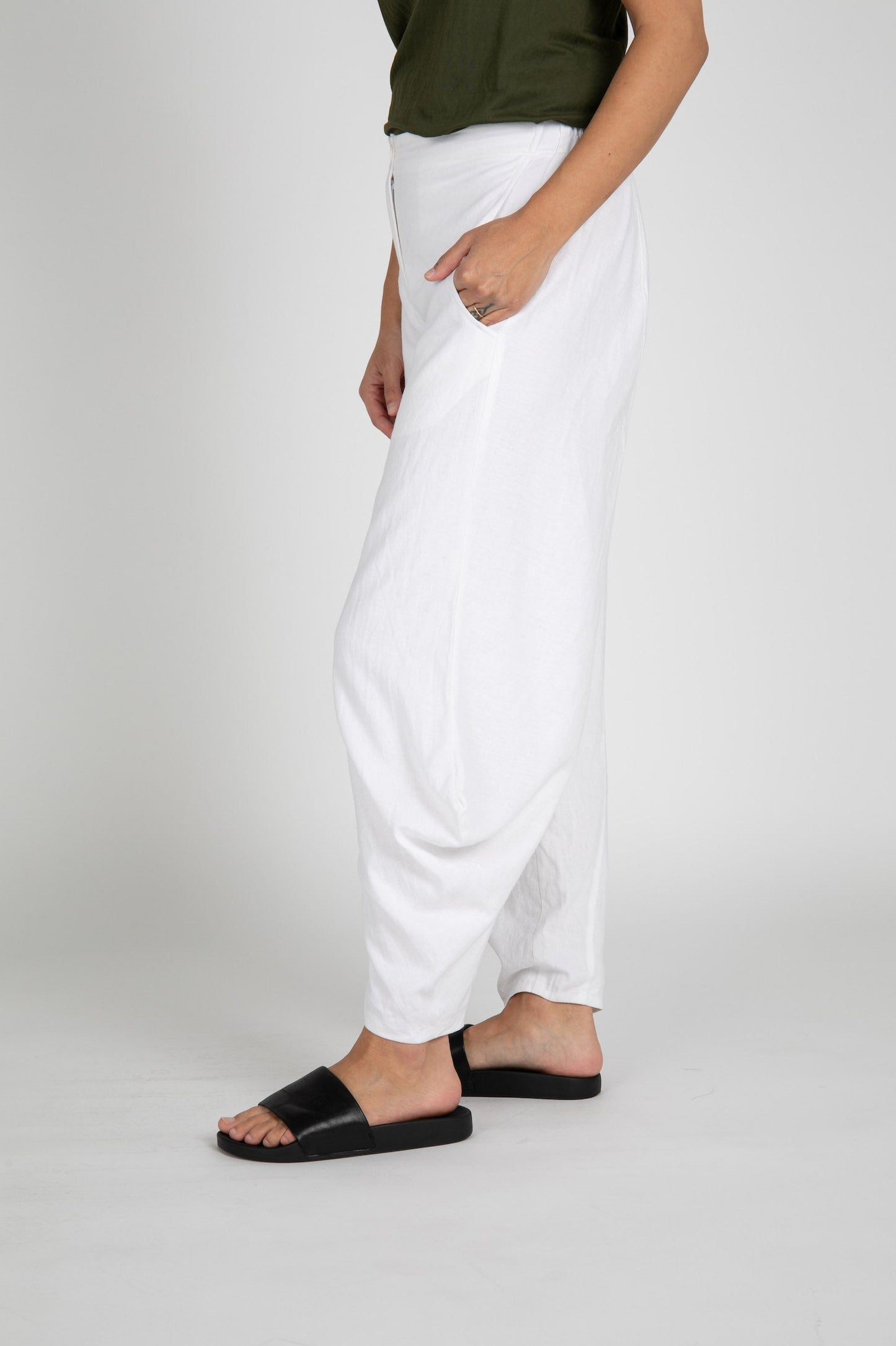 Abbot Linen Wide Leg Pants