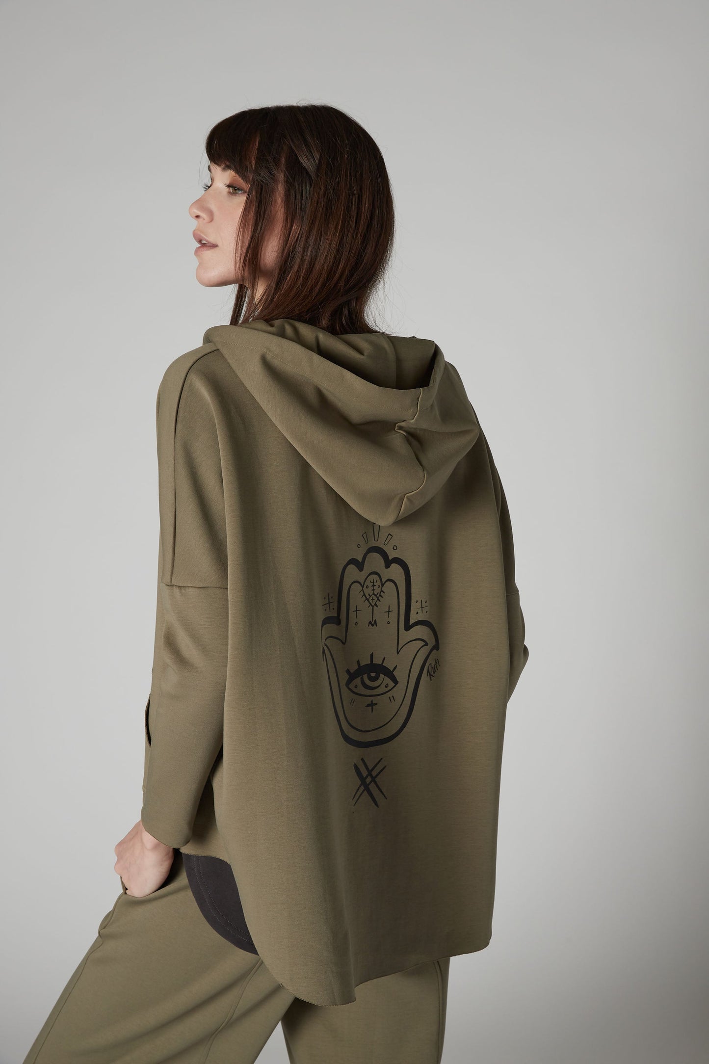 Quintessential Hamsa Scuba Zip Up