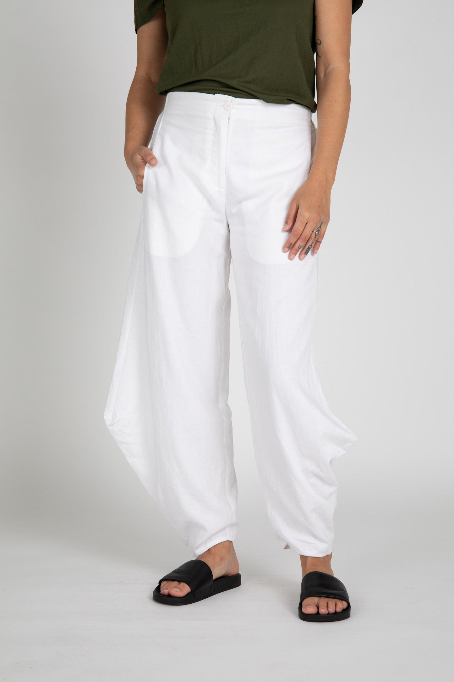 Abbot Linen Wide Leg Pants