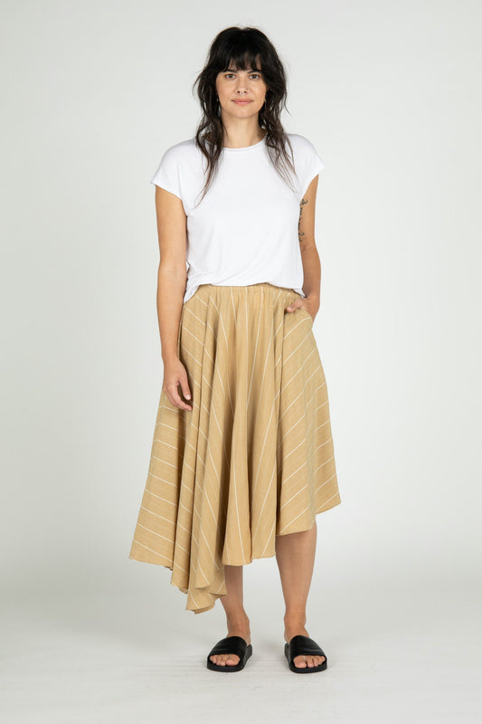 Martinique Striped Skirt