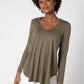 Bamboo V Neck Top