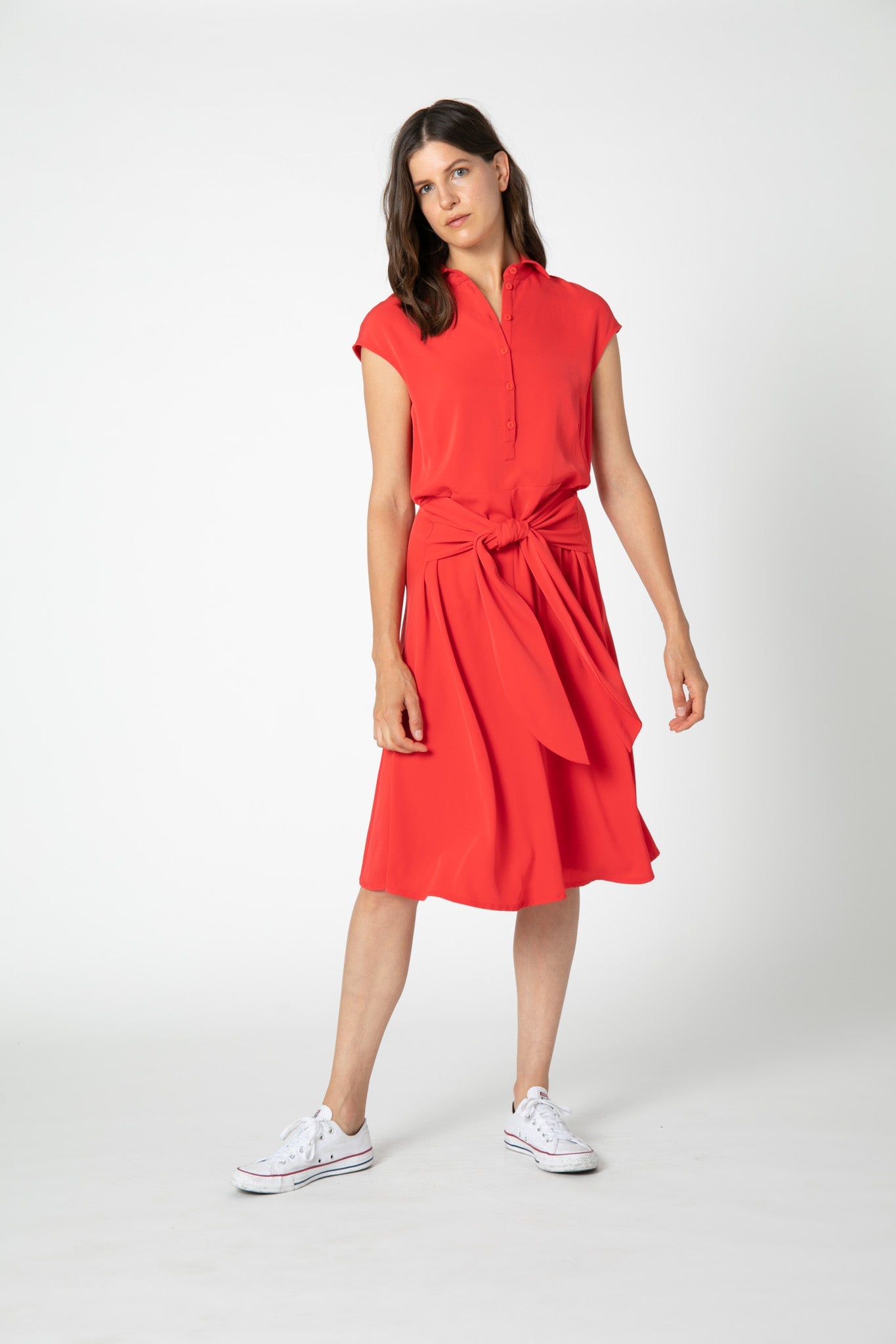 Aries Tie Waist Dress