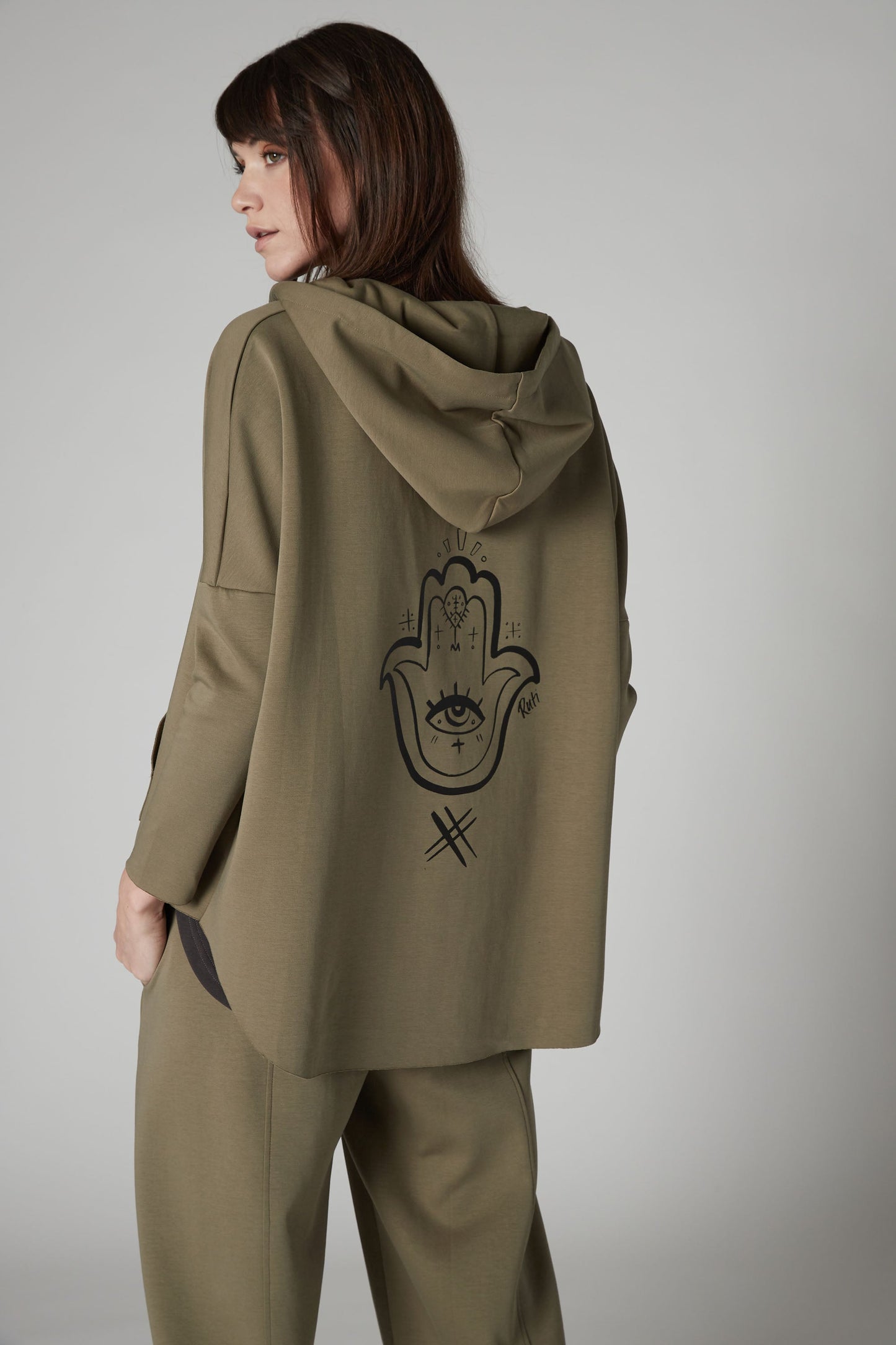 Quintessential Hamsa Scuba Zip Up