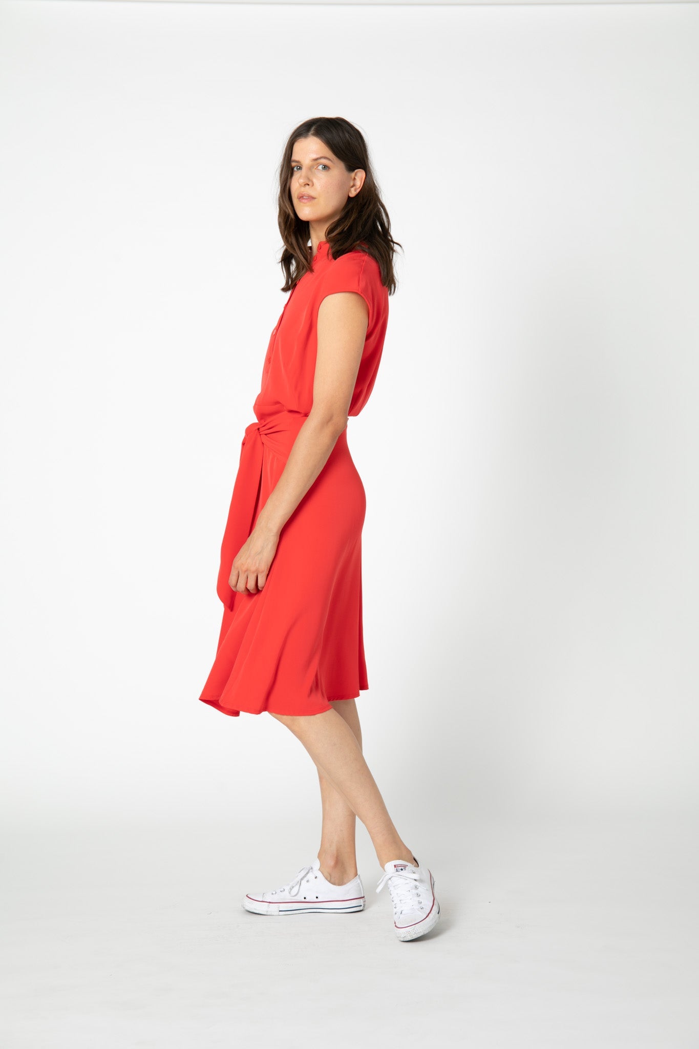 Aries Tie Waist Dress