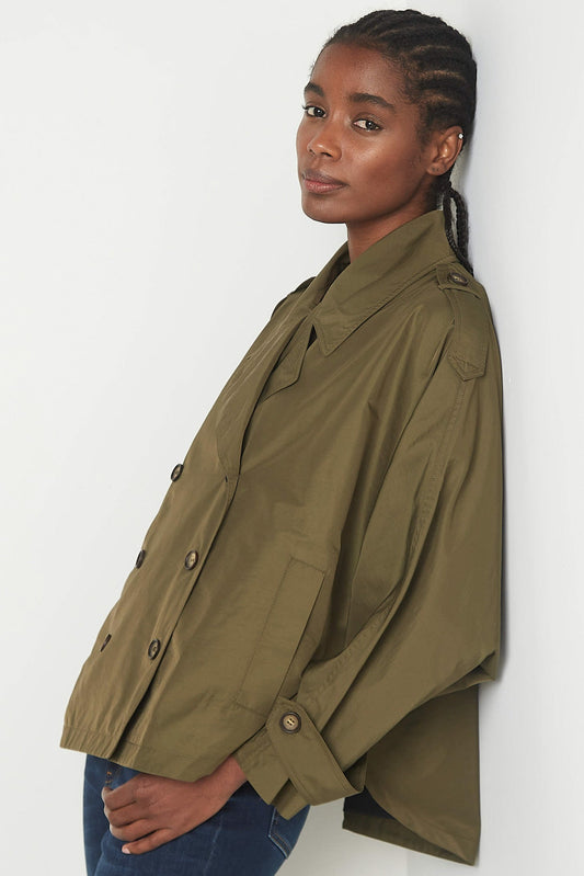 The Oversized Nylon Trench