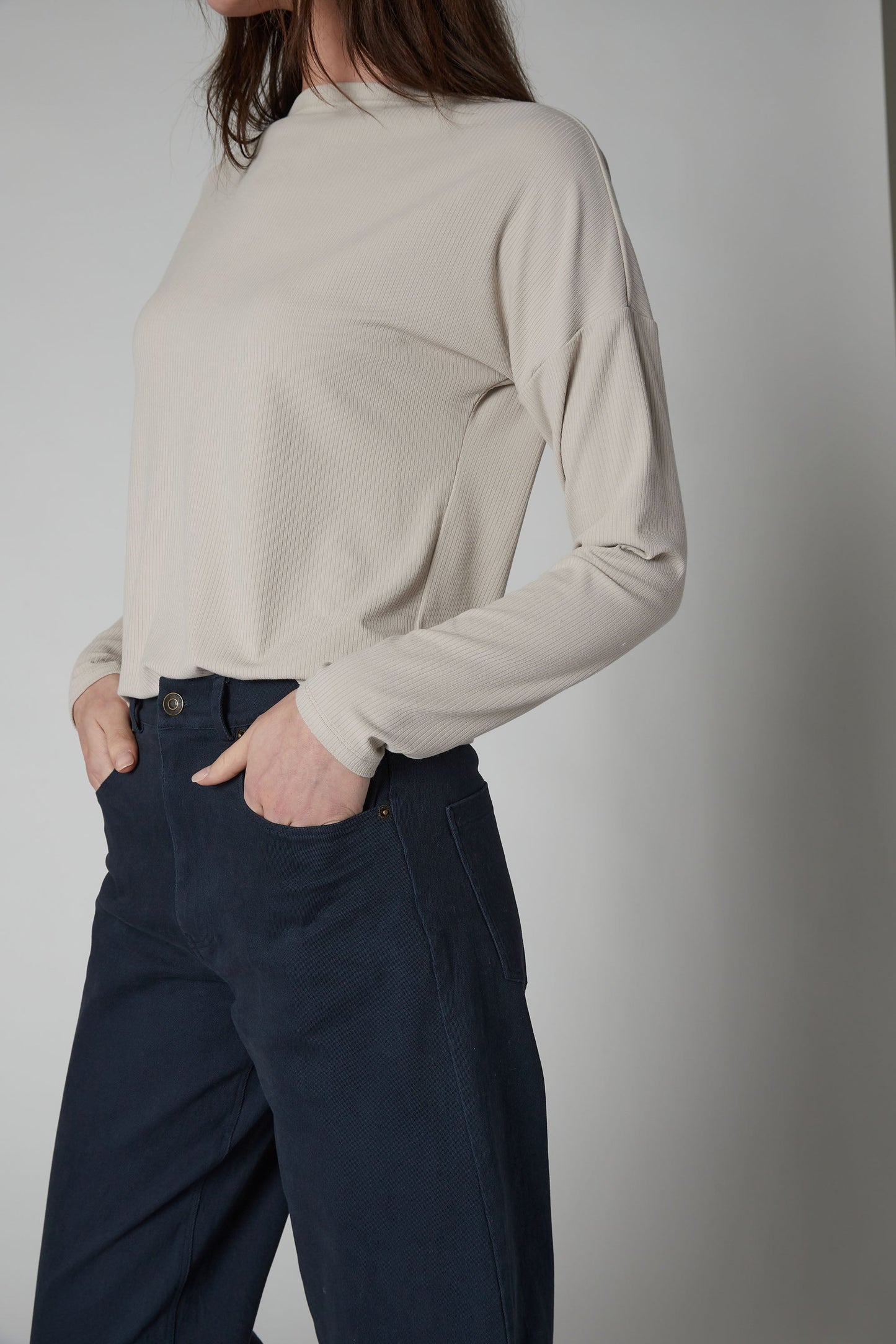 The Barrel Leg Denim Pants