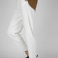 White Quartz Wide Leg Pants