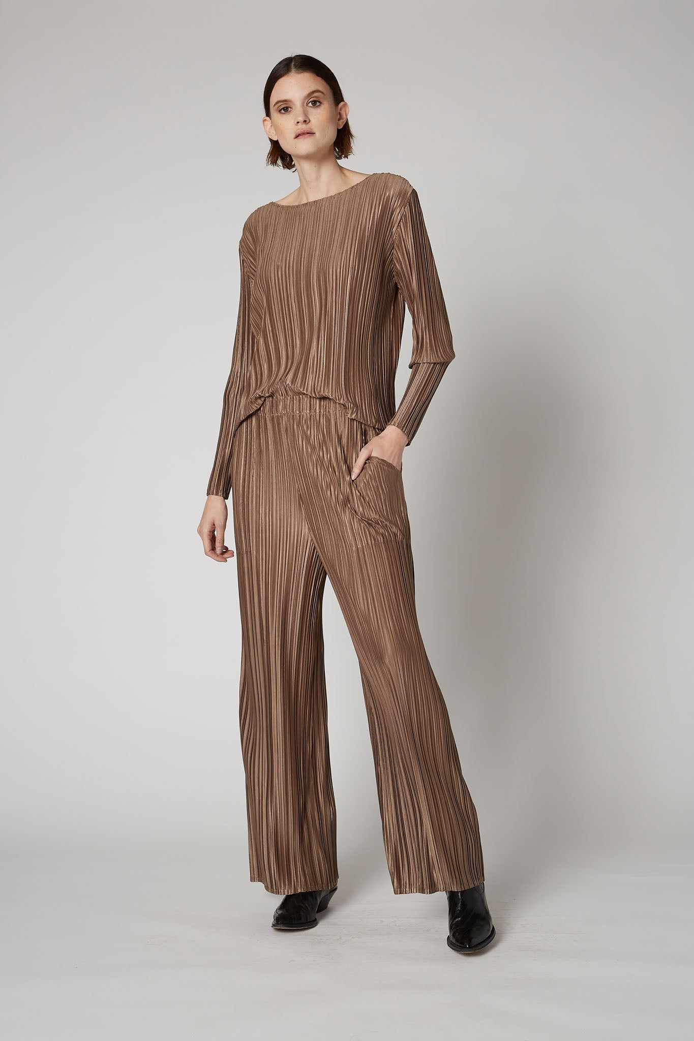 Like Pajamas Dressy Pleated Pants