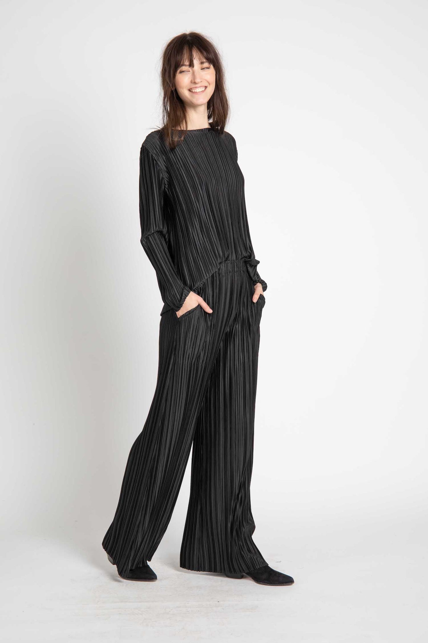 Like Pajamas Dressy Pleated Pants