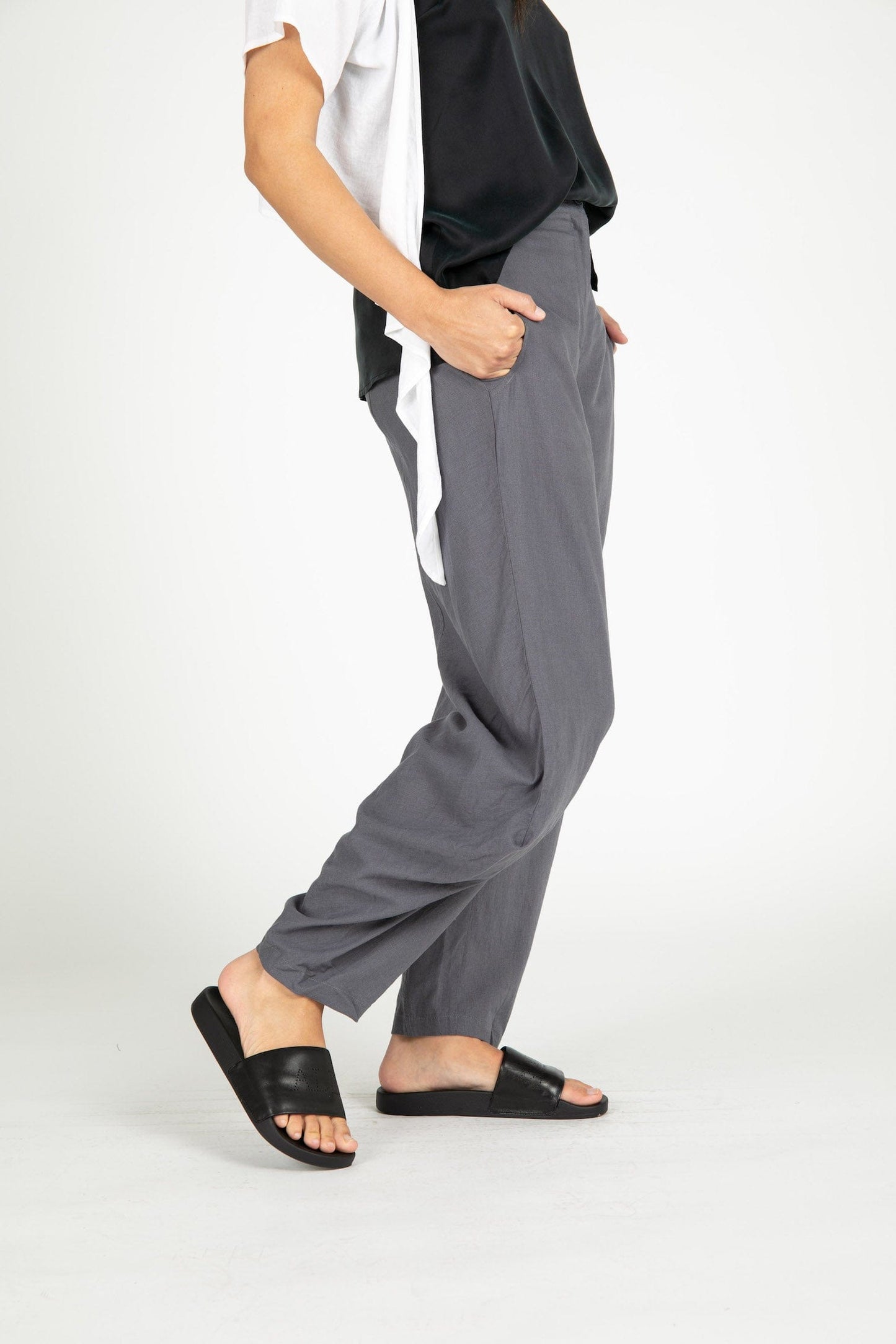 Abbot Linen Wide Leg Pants