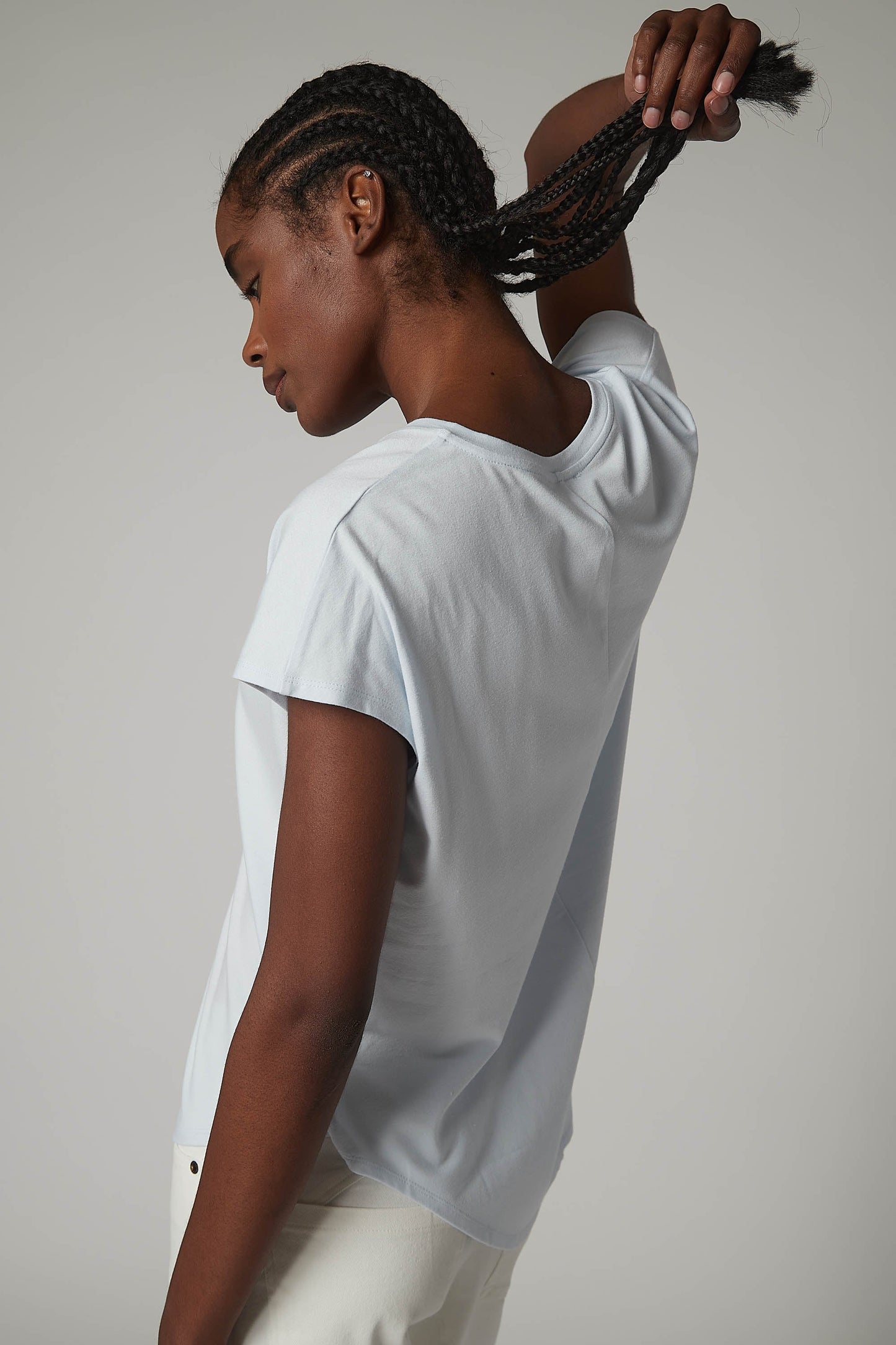 Bamboo Tuck-In V-Neck Tee