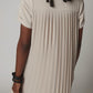 Look In The Back Pleated Blouse