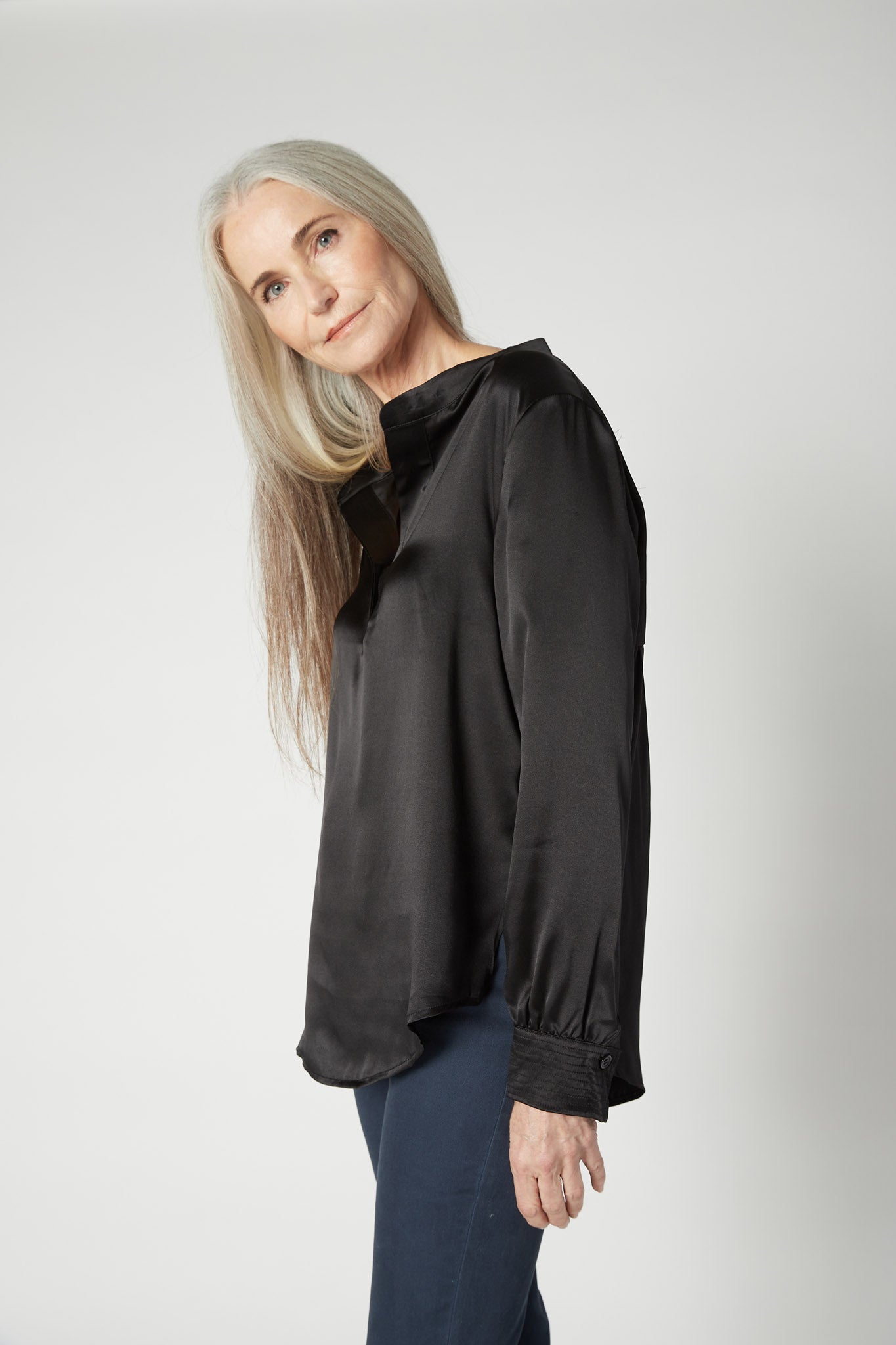 Not Too Loose Silk Blouse
