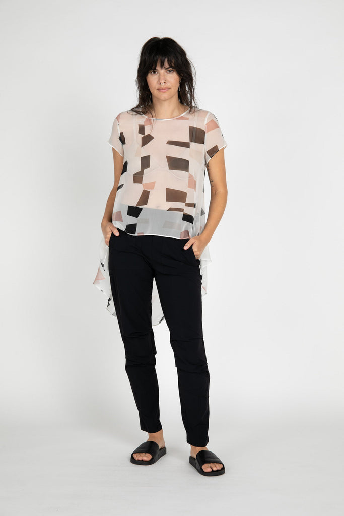 Eliza Silk Chiffon Blouse