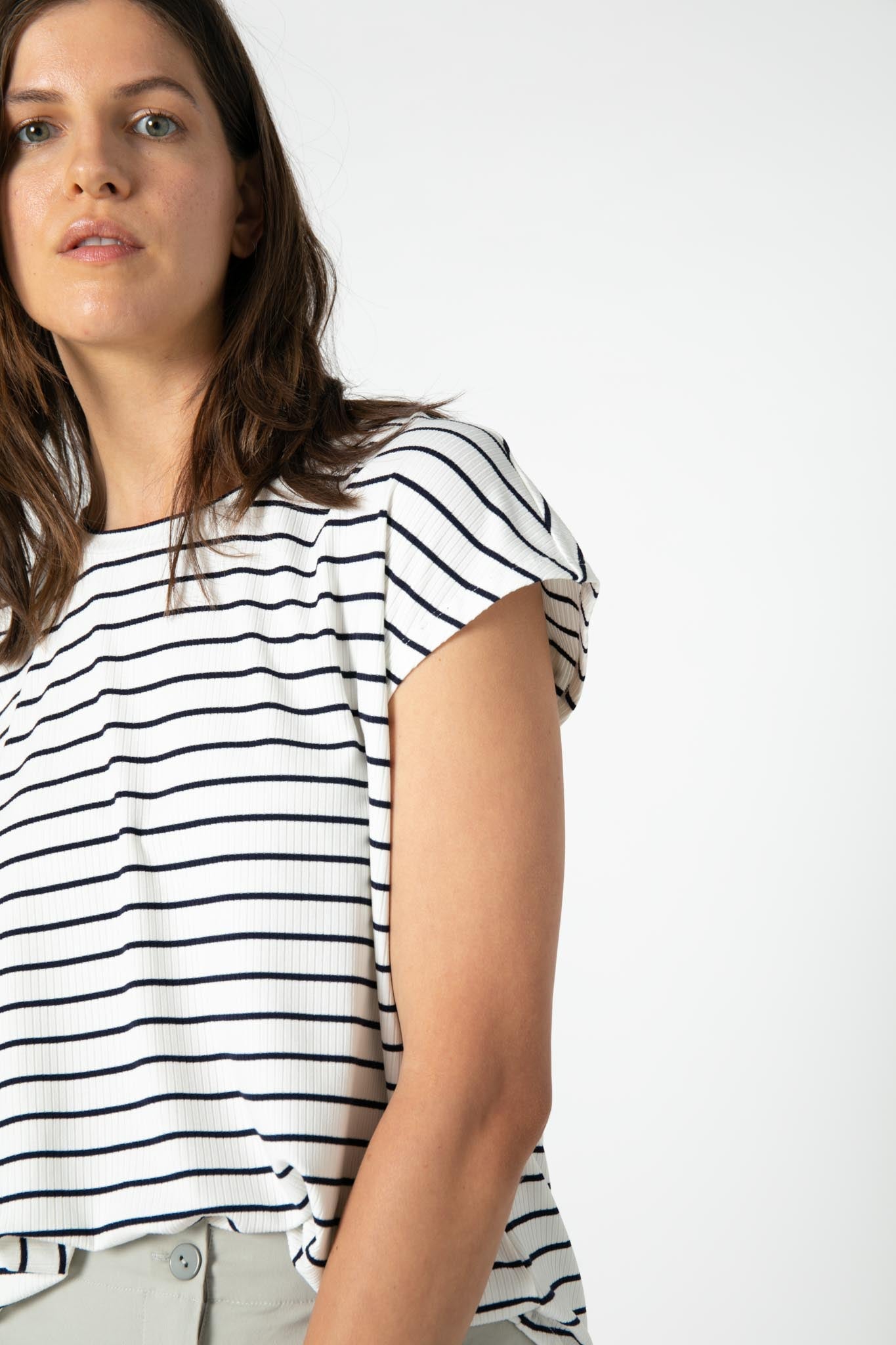 Striped Tuck-In Tee
