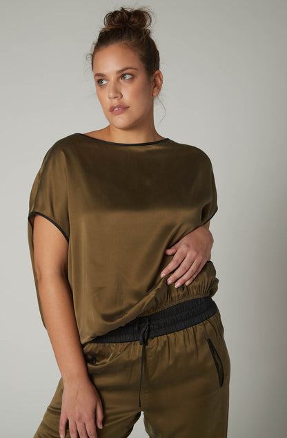 Almost a Tee Silk Blouse